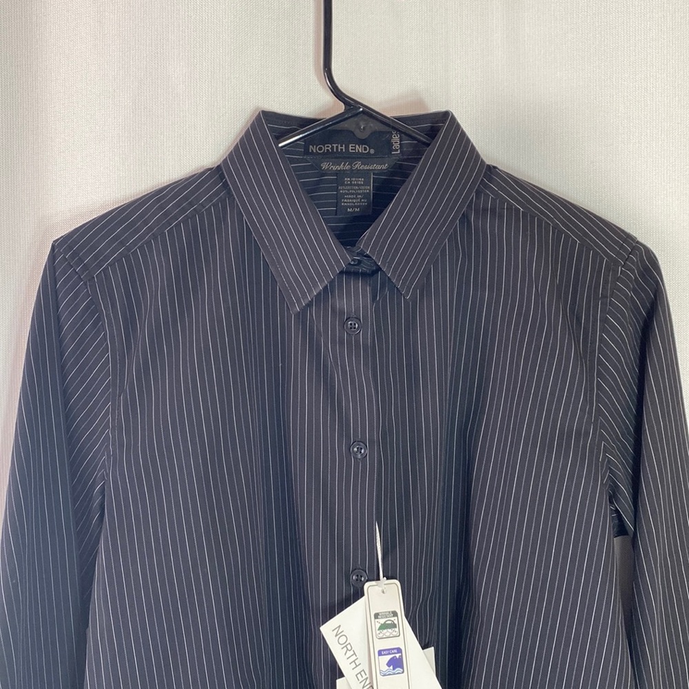 North End Ladies Medium Wrinkle Resistant Dress Shirt